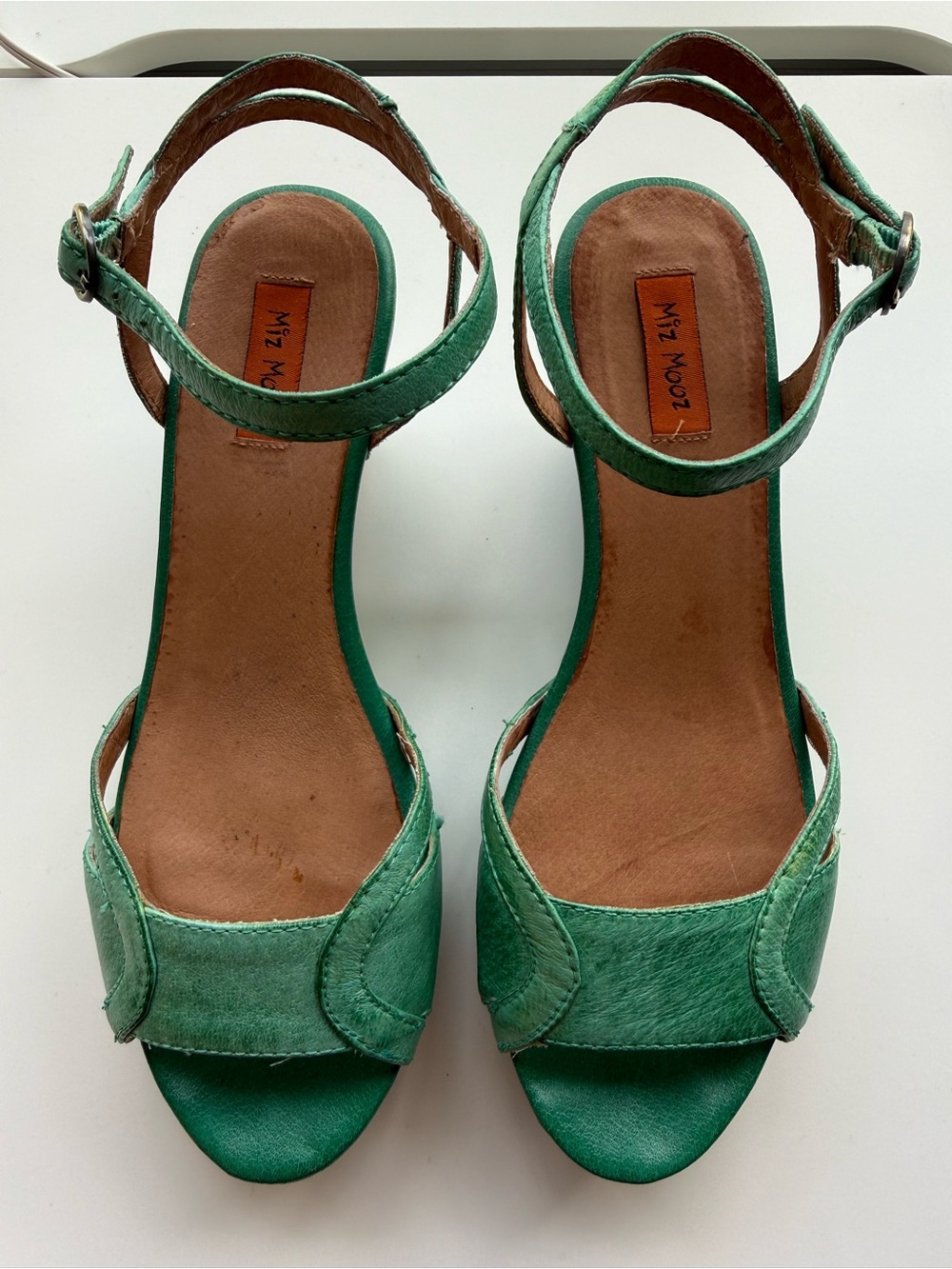 MIZ MOOZ Green/Tan Sandals